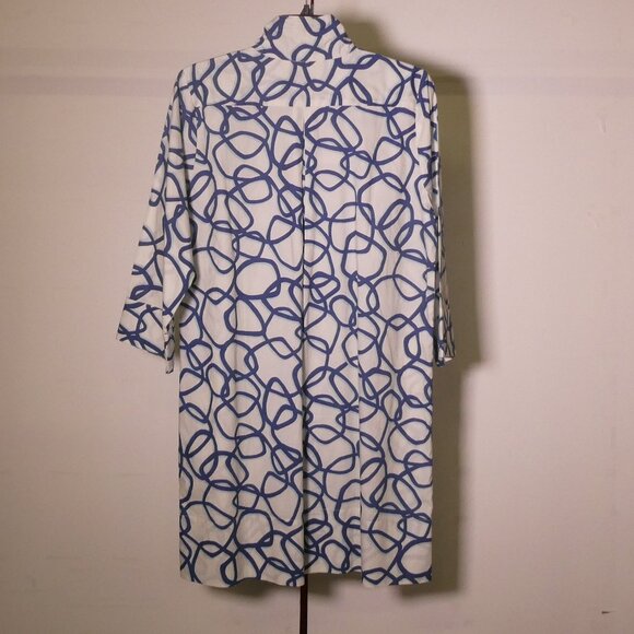 Holly Shae Dress – White/Blue, Size XS-M | NWT - Picture 2 of 6